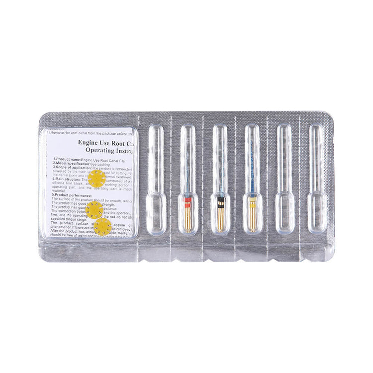 Dental Reciprocating Blue Files Niti Rotary Heat Activated 25mm 3pcs/Pack-azdentall.com