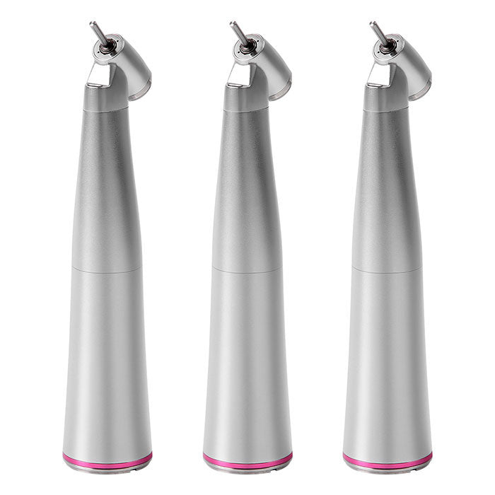 3Pcs Dental 45 Degree Electric Contra Angle Fiber Optic Handpiece 1:4.2 Increasing Internal Water - azdentall.com