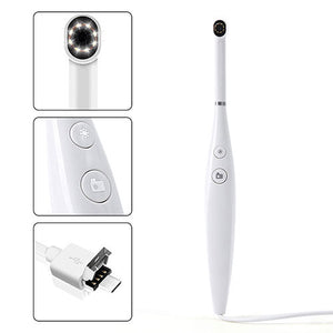 Dental USB Intraoral Camera Oral Endoscope 3 Speed Adjustment/ 8 LED Light/ 2 Interfaces-azdentall.com