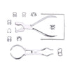 Dental Rubber Dam Perforator Puncher Teeth Care Pliers Orthodontic Material With Storage Bag-azdentall.com