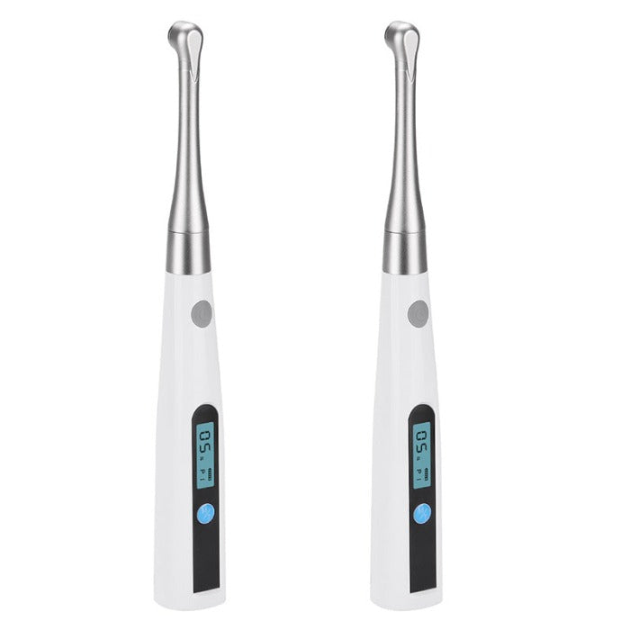 2 pcs Dental LED Curing Light Cordless 1S Cure Recumbent 3 Mode with 360° Rotating Head 1400mW/cm² 5W Power - azdentall.com