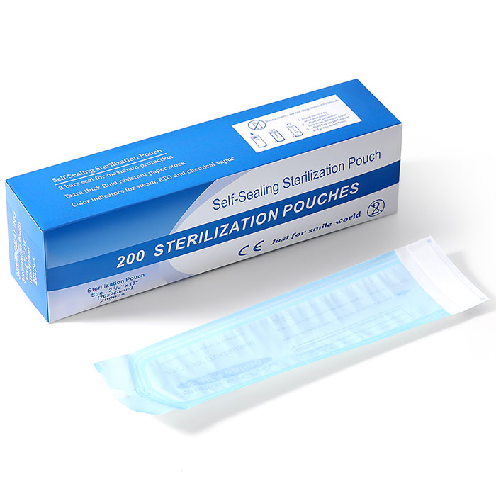 Dental Self-Sealing Sterilization Pouch 2.75"x10" 200pcs/Box - azdentall.com