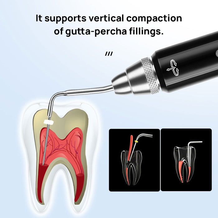 Dental Cordless Gutta Percha Obturation System Endo Heated Pen With 2 Tips-azdentall.com