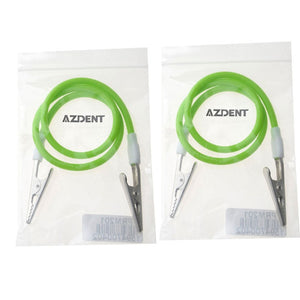 2 pcs AZDENT Dental Bib Clip Napkin Holder Silica gel Autoclavable Gree Color - azdentall.com