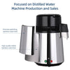 Water Distiller Stainless Steel Glass Bucket Double button 750W 4L 1L/H