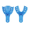 Dental Impression Trays Kit Autoclavable Perforated Plastic All Sizes 10Pcs/Pack - azdentall.com