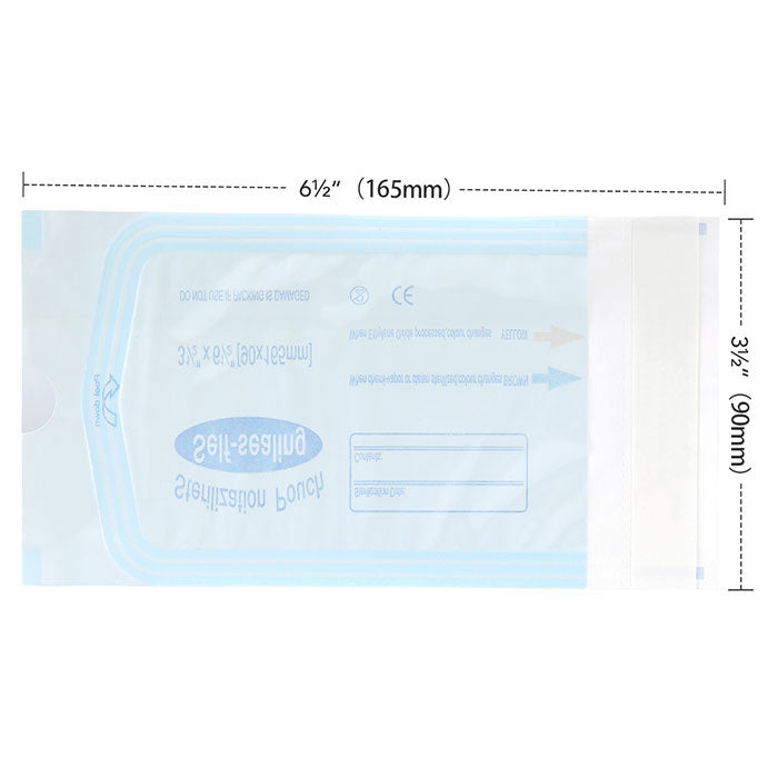 Dental Self-Sealing Sterilization Pouch 3.5"x 6.5" 200pcs/Box - azdentall.com