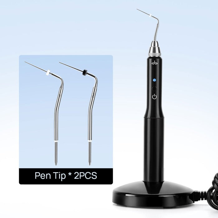 Dental Cordless Wireless Obturation System Endo Heat Pen + 2 Tips