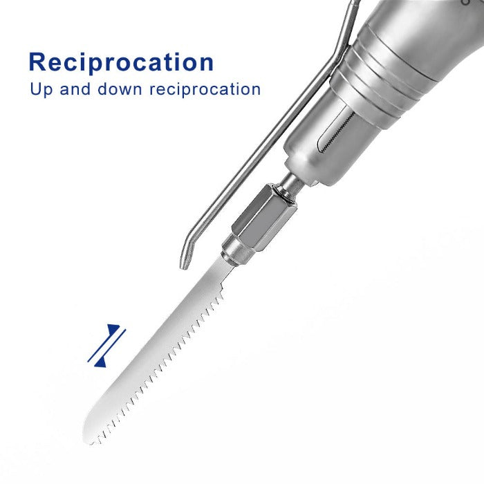 AZDENT Saw Straight Handpiece Reciprocating Saw Bone Cutting External Water Spray