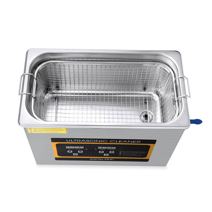 Digital 6.5L Ultrasonic Cleaner Machine Stainless Steel with Heater an