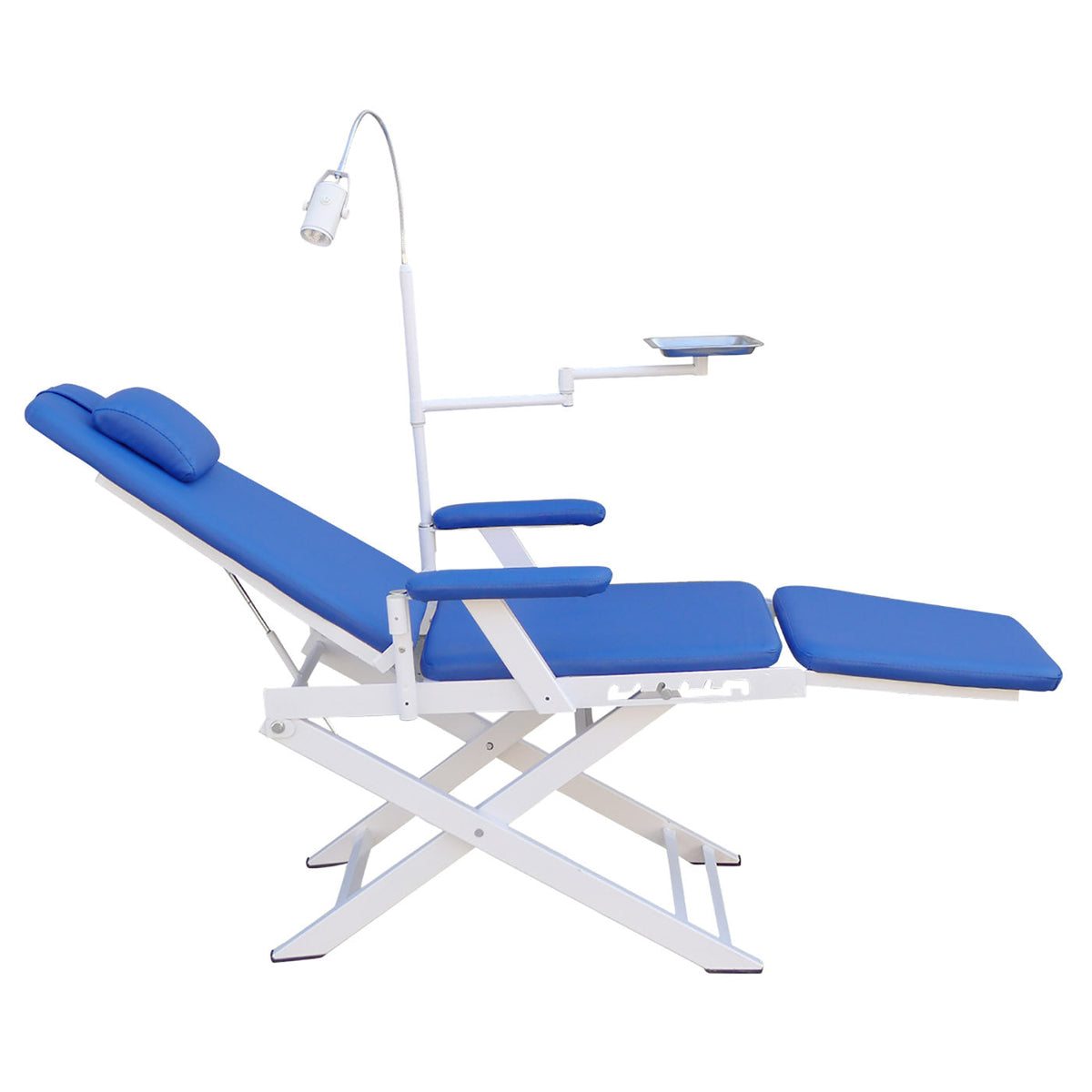 Dental Portable Chair Simple TypeFolding Chair With LED Cold Light Bl