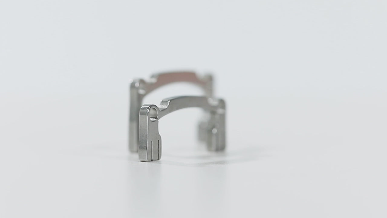 Load video: Dental Resin Polishing Strip Holder Autoclavable Dentist Tool Low And High Crown 2Pcs/Box