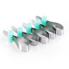 Dental Forming Sheet Orthodontic Sectional Contoured Metal Matrice Polyester 50Pcs/Set - azdentall.com