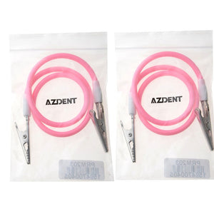 2pcs AZDENT Dental Bib Clip Napkin Holder Silica gel Autoclavable Pink Color - azdentall.com