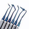 Dental Tools Composite Resin Filling Spatula Titanium Plated Head Filler Blue - AZDENT