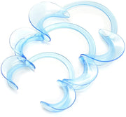 AZDENT Dental Cheek Retractors Mouth Opener Transparent C Shape S/M/L 10Pcs - azdentall.com
