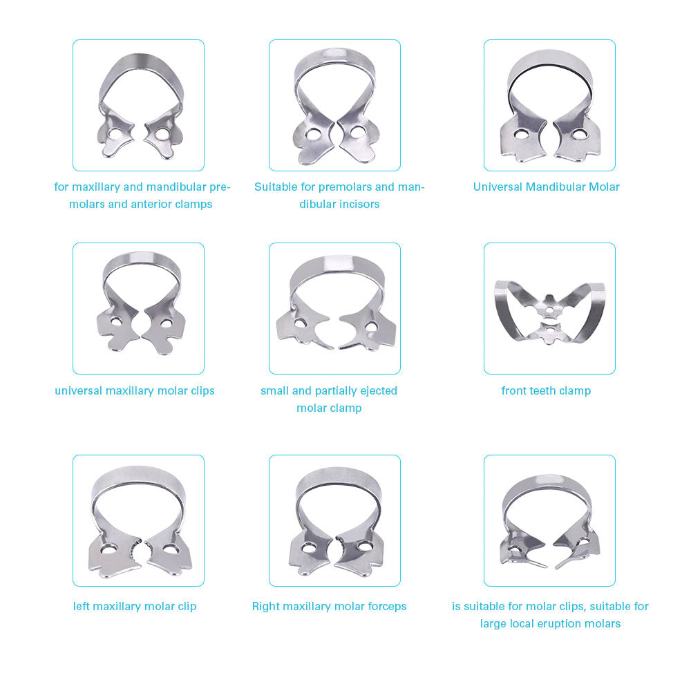 Dental Rubber Dam Perforator Puncher Teeth Care Pliers Orthodontic Material With Storage Bag-azdentall.com