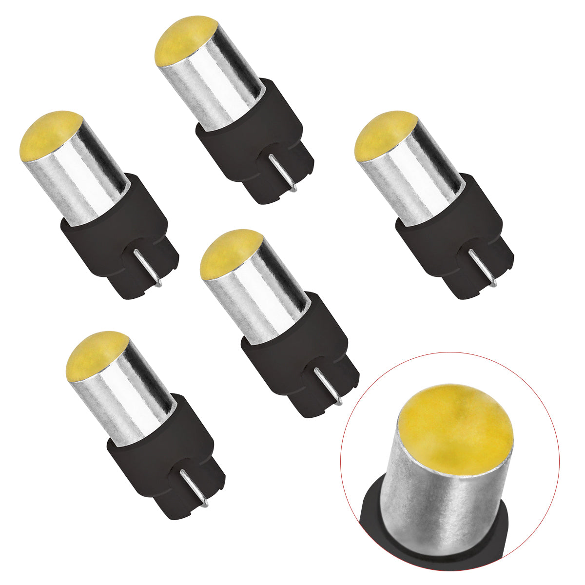 5pcs Dental LED Bulb Fiber Optic High Speed Handpiece Coupler Connector - azdentall.com
