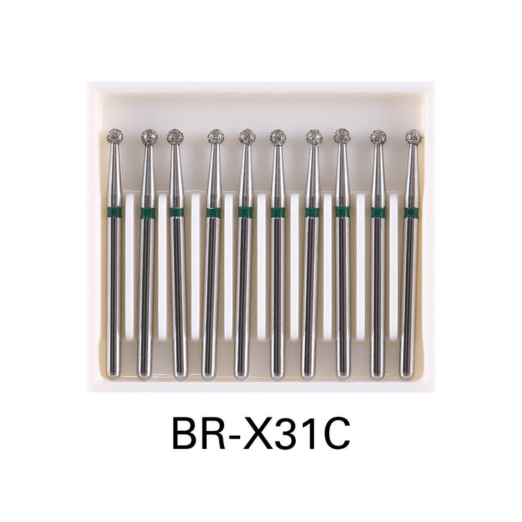 100* Dental Dentist Diamond Burs Bur Bits Drill FG 1.6mm 46 Types
