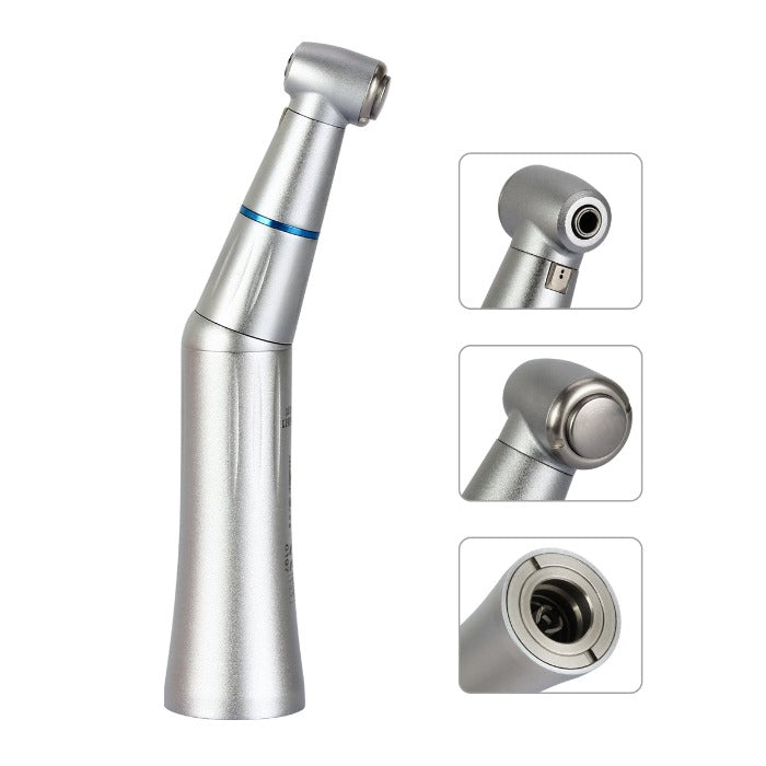 AZDENT 1:1 Dental Slow Speed Contra Angle Handpiece Push Button Internal Water - azdentall.com