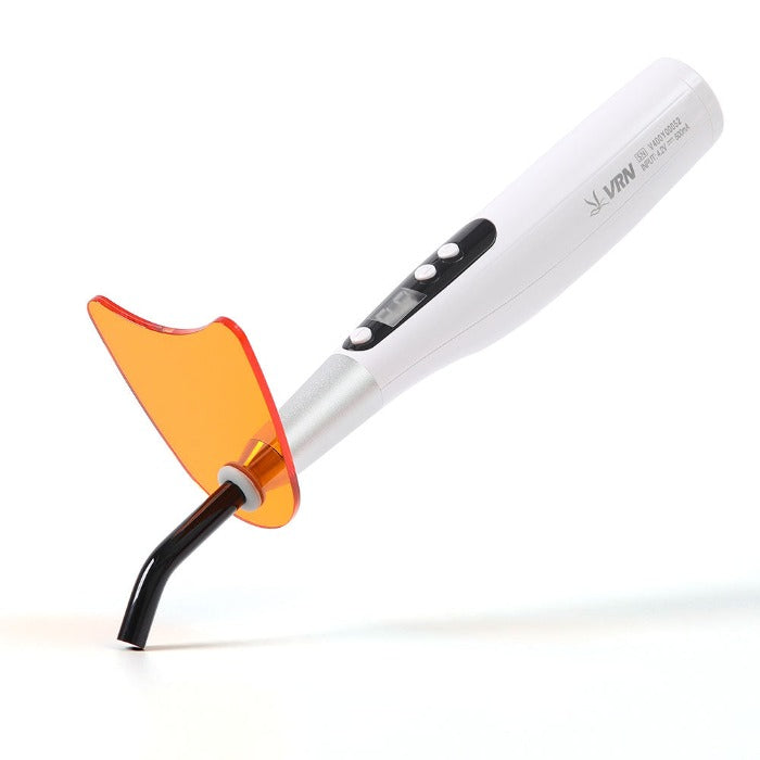 Dental LED Curing Light Wireless 3S Curing 360° Rotating Lamp Cap 3 Models  1400 mW/cm²