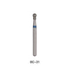 AZDENT Diamond Bur FG BC 31 Round With Collar 5pcs/Pack-azdentall.com