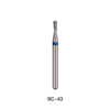 AZDENT Diamond Bur FG BC 43 Round With Collar 5pcs/Pack-azdentall.com