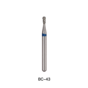 AZDENT Diamond Bur FG BC 43 Round With Collar 5pcs/Pack-azdentall.com