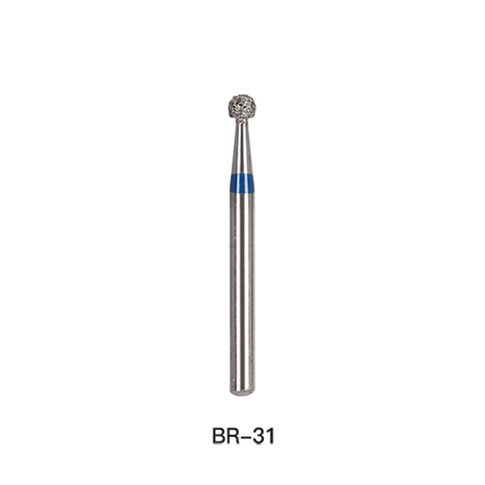 AZDENT Diamond Bur FG BR 31 Round 5pcs/Pack-azdentall.com