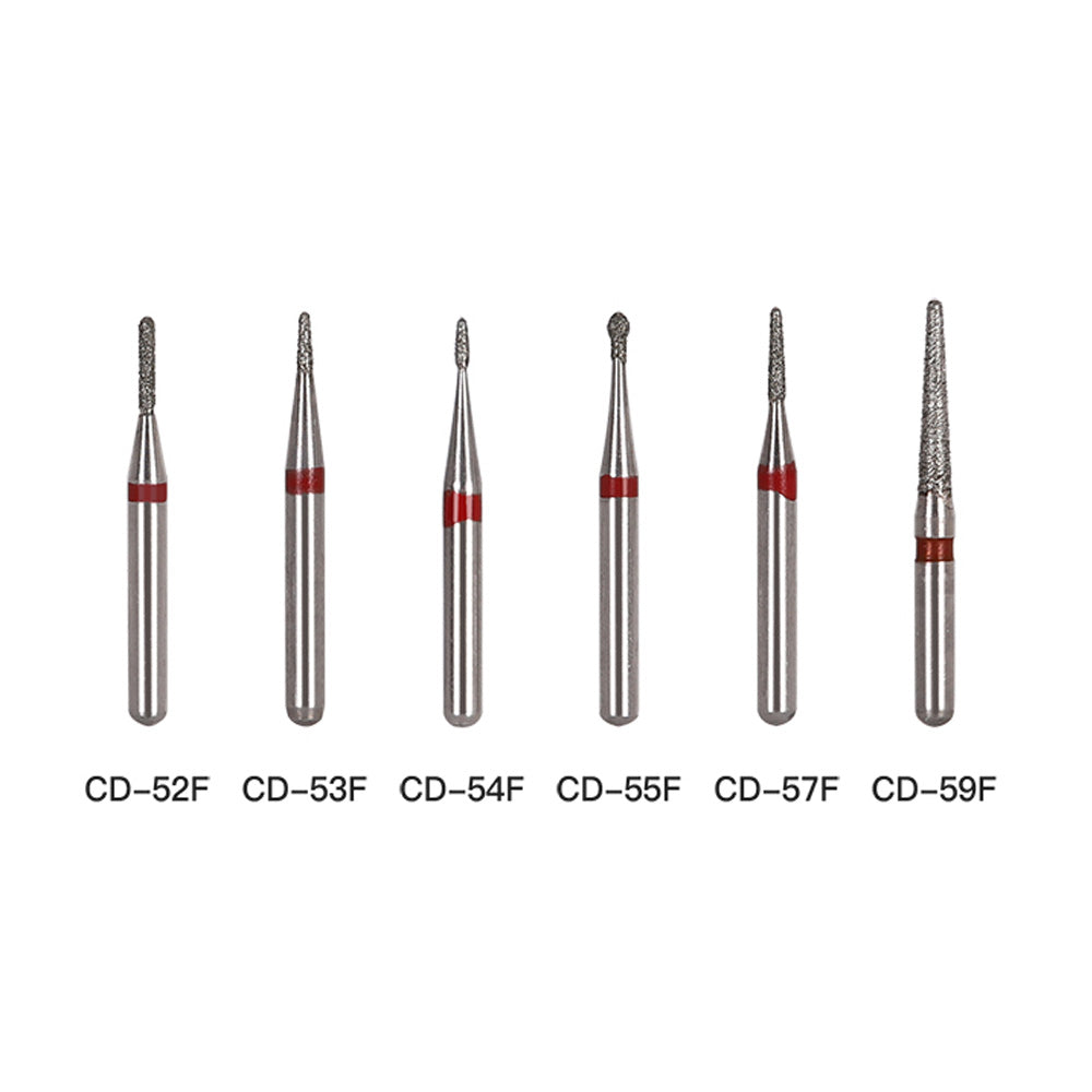 AZDENT Diamond Bur FG CD Series Full Size Short For Kids 5pcs/Pack-azdentall.com