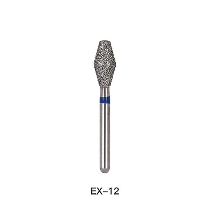 AZDENT Diamond Bur FG EX 12 Barrel 5pcs/Pack-azdentall.com