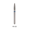 AZDENT Diamond Bur FG FO 22 Flame 5pcs/Pack-azdentall.com