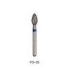 AZDENT Diamond Bur FG FO 25 Flame 5pcs/Pack-azdentall.com