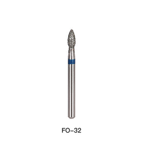 AZDENT Diamond Bur FG FO 32 Flame 5pcs/Pack-azdentall.com