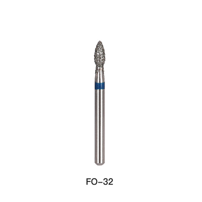 Dental Diamond Burr - Course Grit (30), Flame Shape (862), Part #249-012S-C