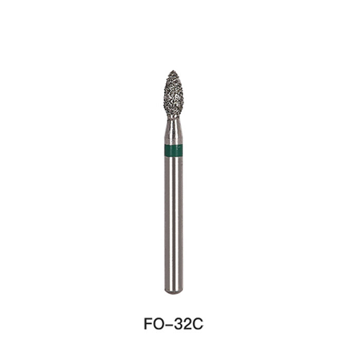 AZDENT Diamond Bur FG FO 32C Flame 5pcs/Pack-azdentall.com
