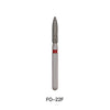 AZDENT Diamond Bur FG FO 22F Flame 5pcs/Pack-azdentall.com