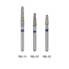 AZDENT Diamond Bur RS Series Full Size Rounded Shoulder 5pcs/Pack-azdentall.com