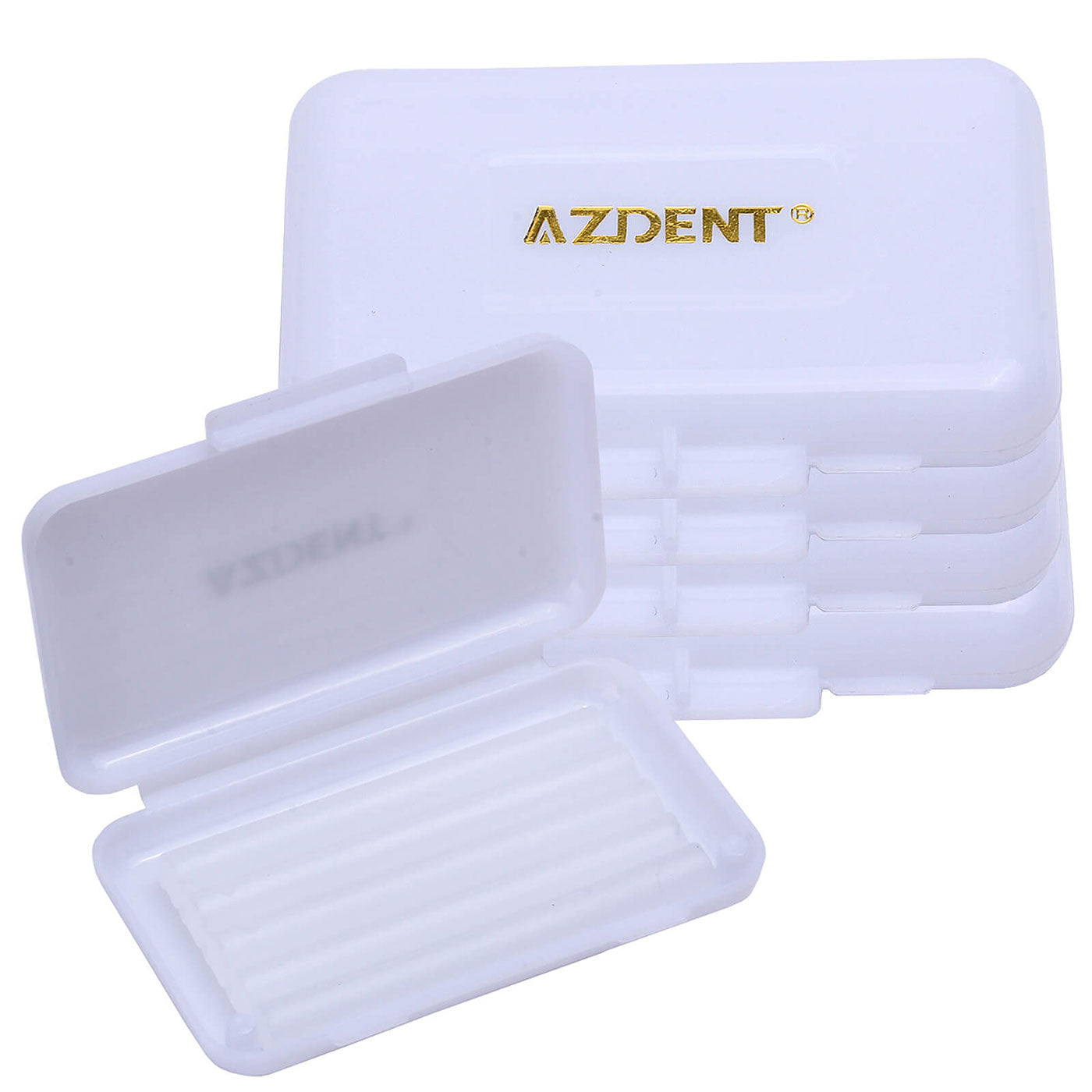 5 Boxes AZDENT Dental Orthodontic Wax Braces Wax 5 Strips/Box Unscented - azdentall.com