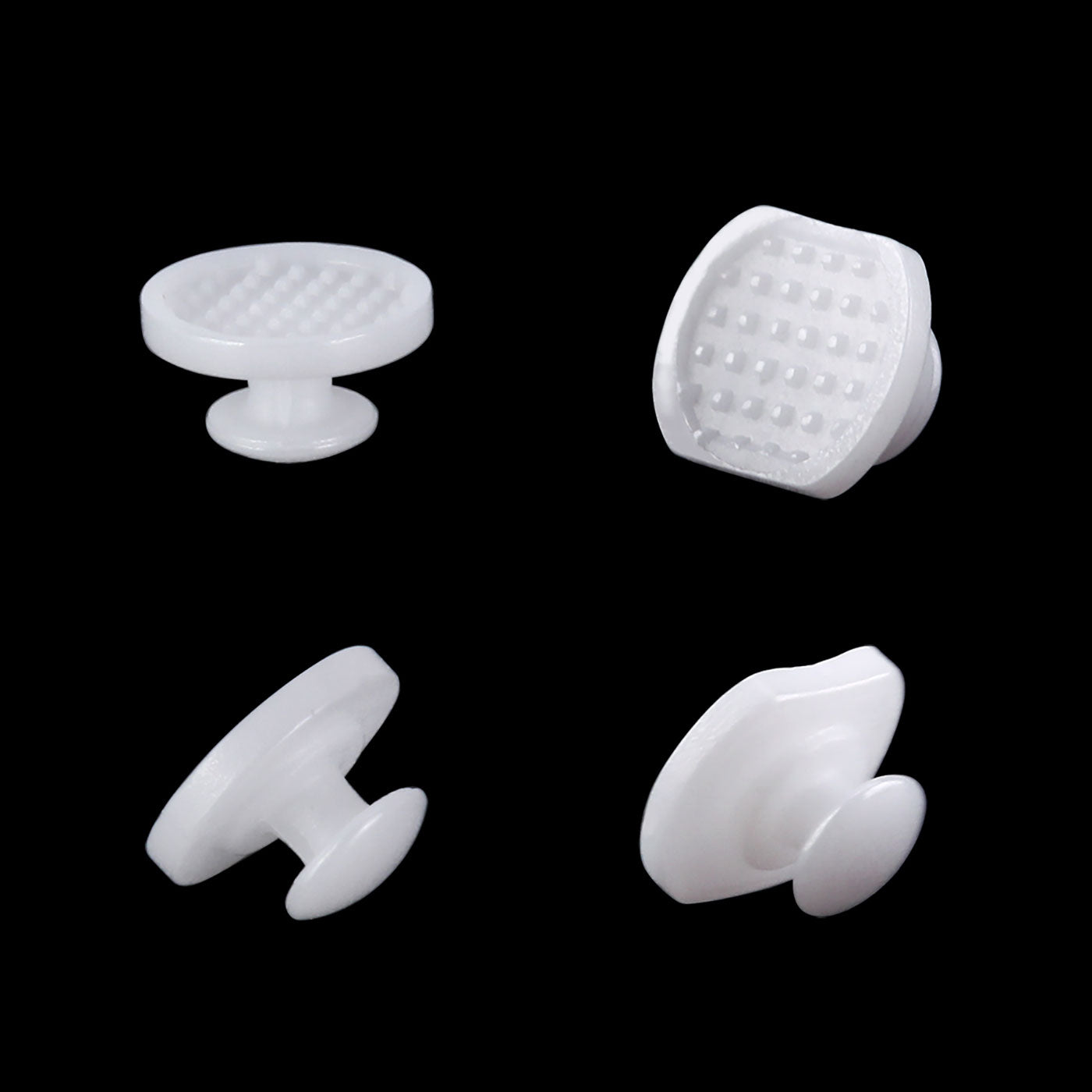 AZDENT Dental Lingual Button Bondable Composite Ceramic Round/Rectangular Base, 10pcs/Bag - azdentall.com