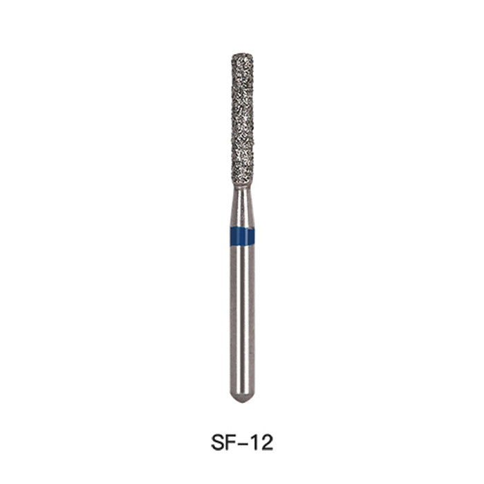 AZDENT Diamond Bur SF 12 Flat End Cylinder 5pcs/Pack -azdentall.com