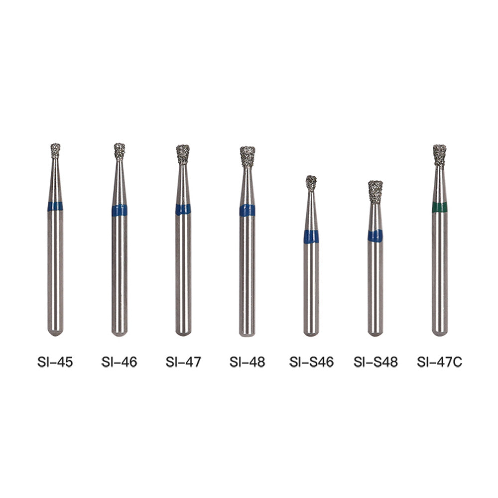 AZDENT Diamond Bur SI Series Full Size Inverted Cone 5pcs/Pack-azdentall.com