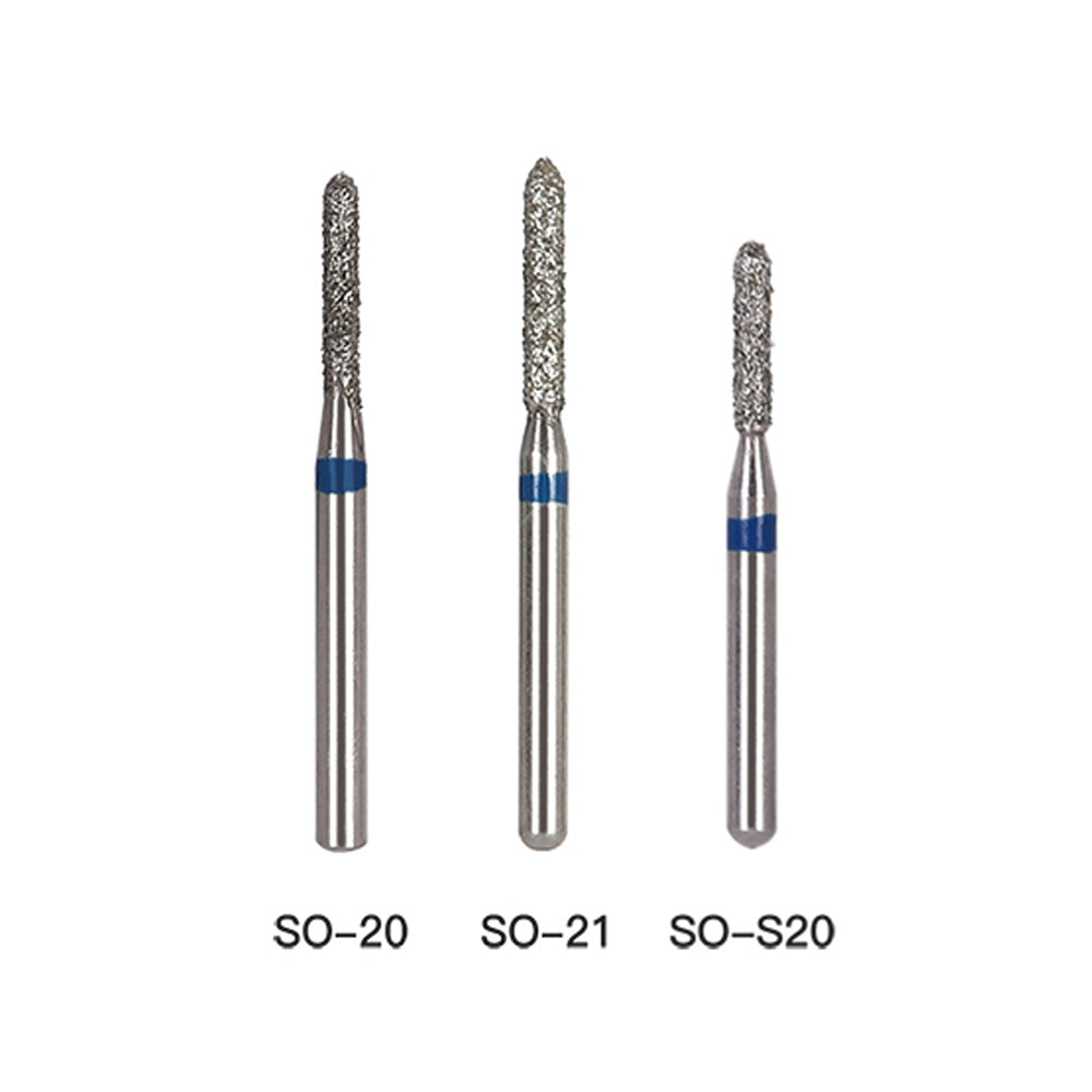 AZDENT Diamond Bur SO Series Full Size Torpedo 5pcs/Pack-azdentall.com