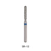 AZDENT Diamond Bur SR 12 Round End Cylinder 5pcs/Pack-azdentall.com