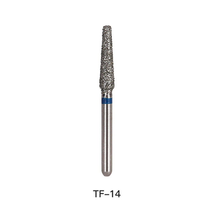 AZDENT Diamond Bur TF 14 Flat Cone 5pcs/Pack-azdentall.com