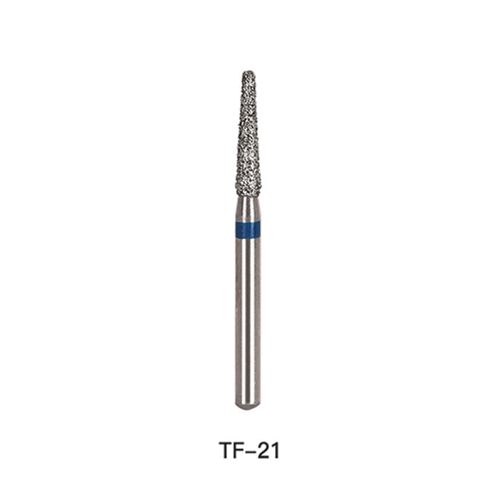 AZDENT Diamond Bur TF Series Full Size Flat Cone 5pcs/Pack