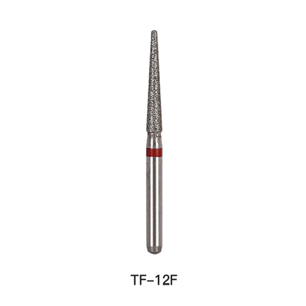 AZDENT Diamond Bur TF 12F Flat Cone 5pcs/Pack-azdentall.com
