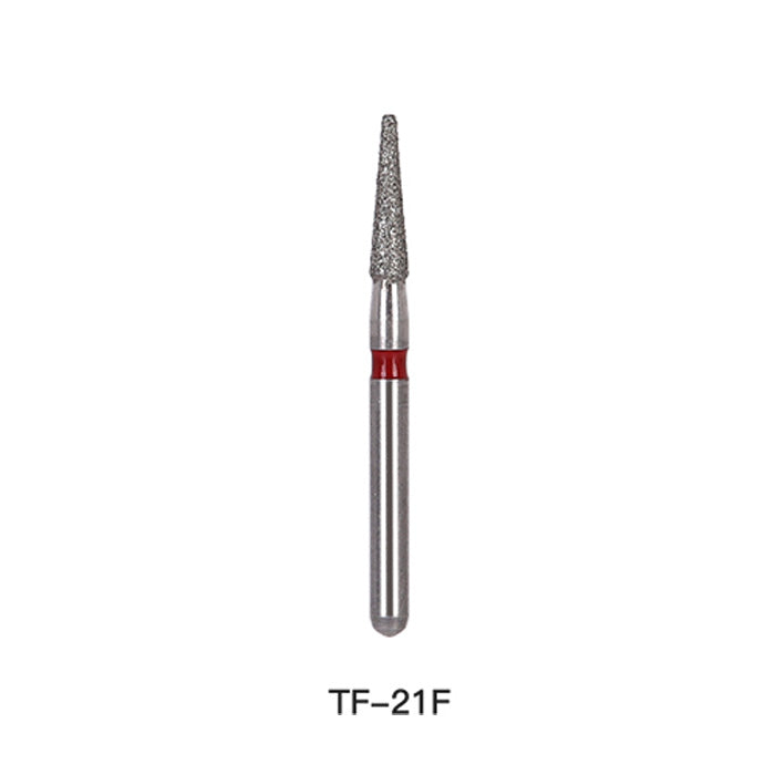 AZDENT Diamond Bur TF 21F Flat Cone 5pcs/Pack-azdentall.com