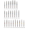 AZDENT Diamond Bur TR Series Full Size Round End Cone 5pcs/Pack-azdentall.com