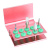 Dental Burs Holder Block 10 Holes with Silicon Cover FG RA Autoclavable-azdentall.com